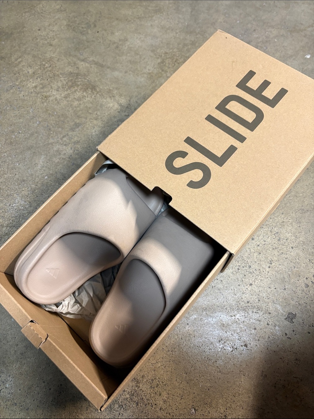 Yezzy Women's Slide Sandals in Taupe